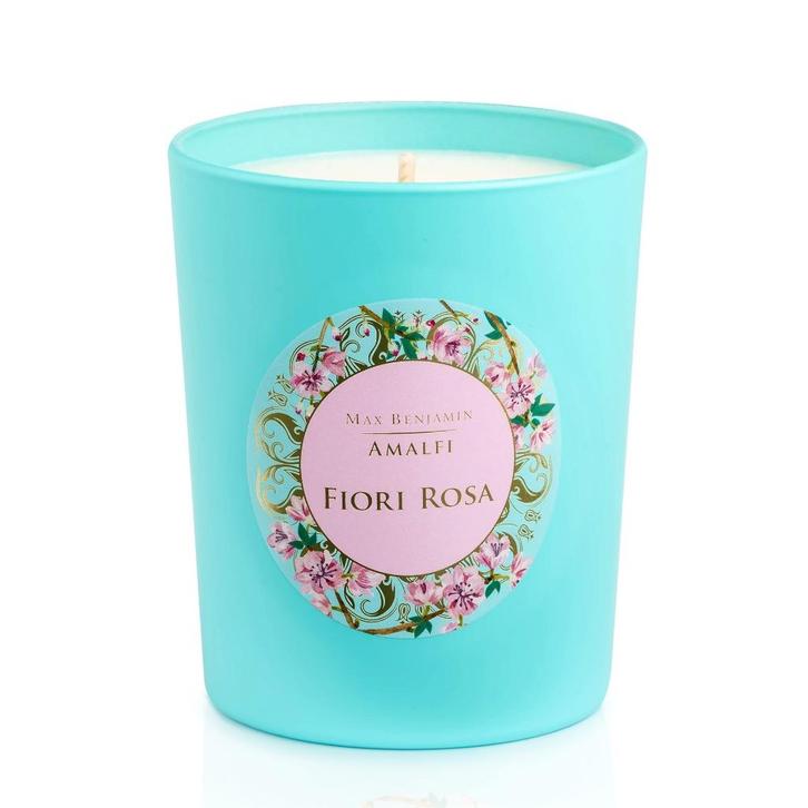 Max Benjamin geurkaars Amalfi Fiori Rosa NIEUW, Huis en Inrichting, Woonaccessoires | Kandelaars en Kaarsen, Nieuw, Kaars, Minder dan 25 cm