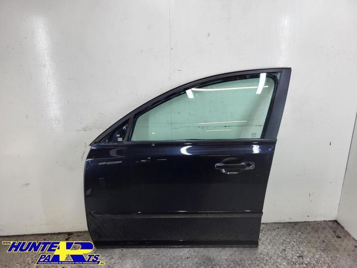 Portier LV zwart Volvo V50 ('04-'12) 31335440, Auto-onderdelen, Carrosserie, Deur, Volvo, Voor, Links, Gebruikt, Ophalen of Verzenden