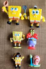 SpongeBob: 6 verschillende figuurtjes, Verzamelen, Poppetjes en Figuurtjes, Ophalen of Verzenden, Zo goed als nieuw