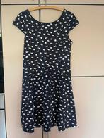 Lolo & Liza navy jurk met witte vogelprint dames - maat XL, Taille 46/48 (XL) ou plus grande, Lola & Liza, Comme neuf, Enlèvement
