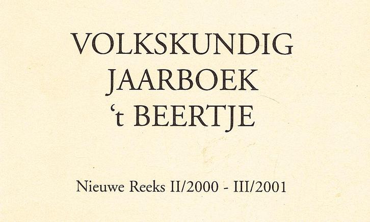 Brugge.Volkskundig jaarboek 't Beertje. II /2000 - III /2001, Boeken, Geschiedenis | Nationaal, Zo goed als nieuw, 20e eeuw of later