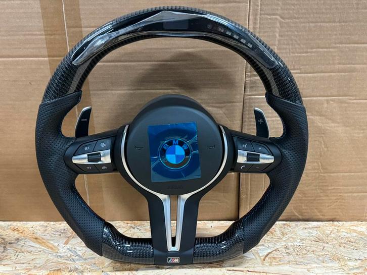 BMW CARBON LED M-stuurwiel 5-6-7-8 Serie F10 F90 F12 F01 F, Auto-onderdelen, Besturing, BMW, Ophalen of Verzenden
