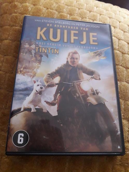 DVD Kuifje / het geheim van de eenhoorn, Cd's en Dvd's, Dvd's | Avontuur, Zo goed als nieuw, Ophalen of Verzenden