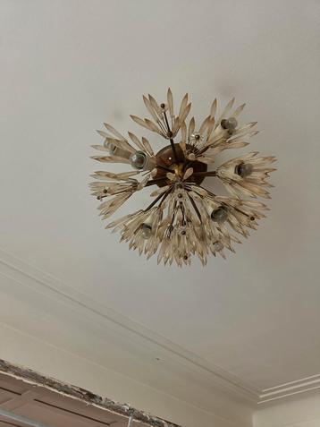 Plafondlamp Emil Steinar voor Rupert Nikoll jaren 50 beschikbaar voor biedingen