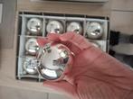 Twee sets zilveren glazen kerstballen, Diversen, Ophalen, Zo goed als nieuw