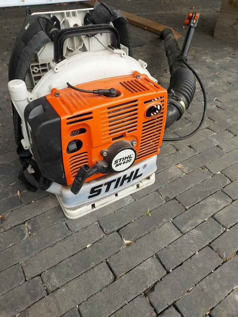 Bladblazer, Tuin en Terras, Ophalen, Gebruikt, Ruggedragen, Stihl