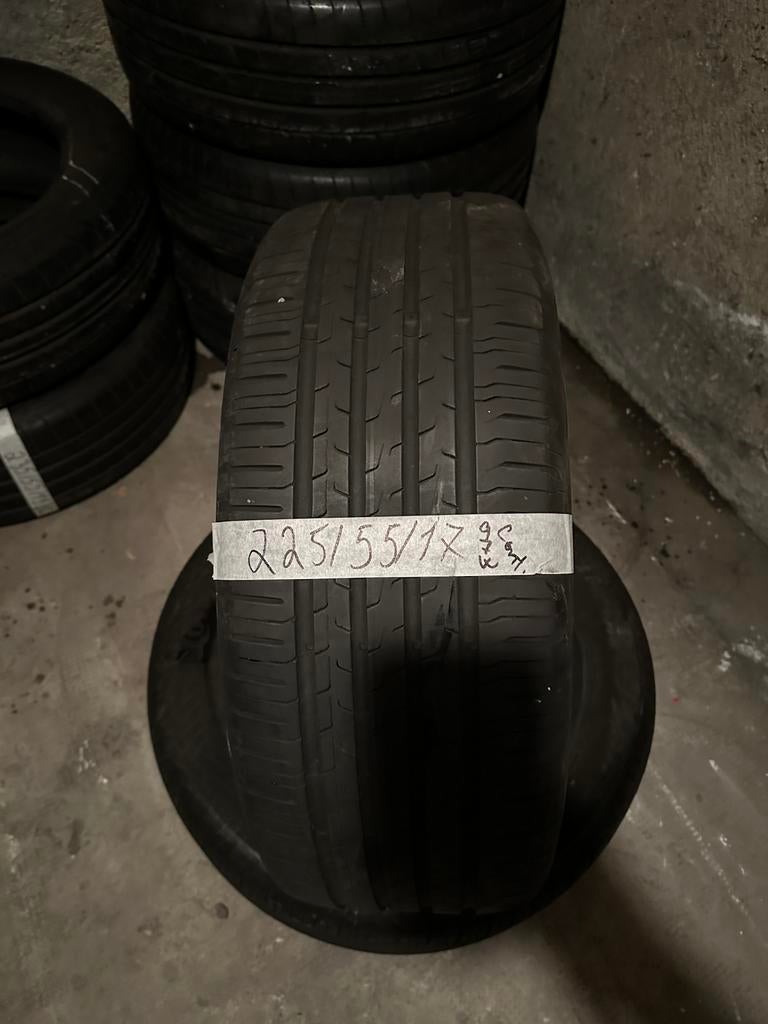 2 pneus 225/55/17 97W Continental, Enlèvement ou Envoi, Comme neuf