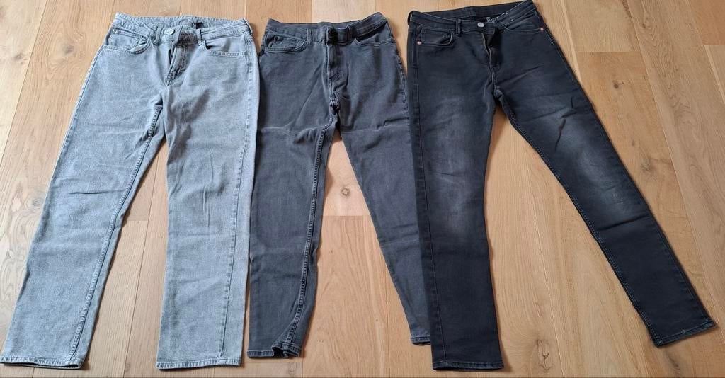 3 jeansbroeken jongen, maat 170, Kinderen en Baby's, Kinderkleding | Maat 170, Ophalen, Zo goed als nieuw, Jongen, Broek