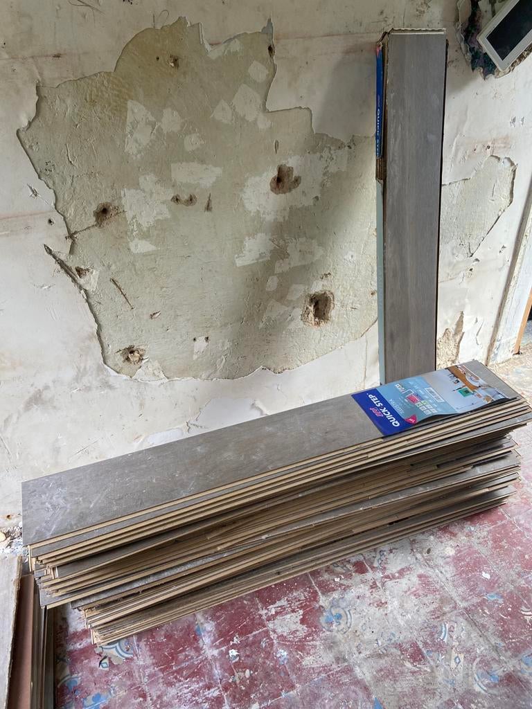 GRATIS laminaat, Ophalen, Gebruikt, 50 tot 150 cm, 10 m² of meer