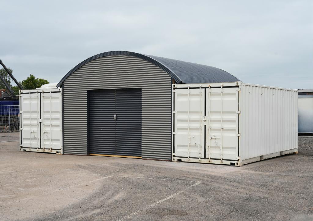 Container overkapping C5 - Bouwpakket, 30 m², Koop, Opslag of Loods