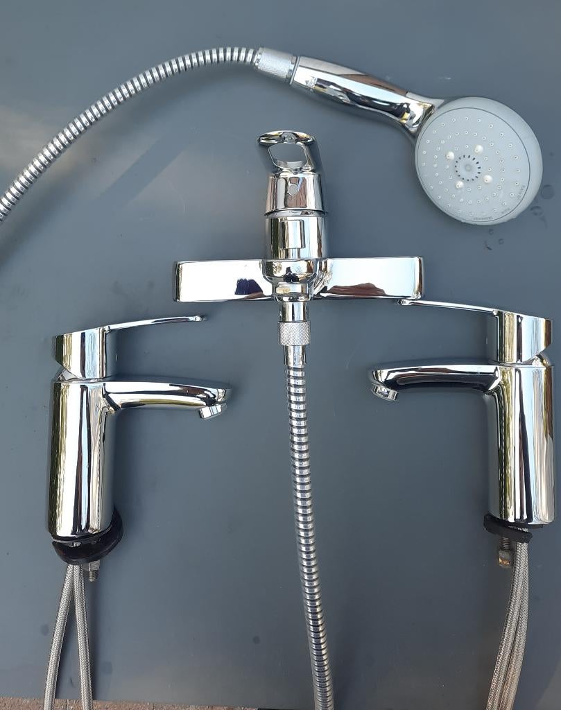 wastafel mengkraan Grohe German, Doe-het-zelf en Bouw, Sanitair, Zo goed als nieuw, Wastafel, Inox, Ophalen