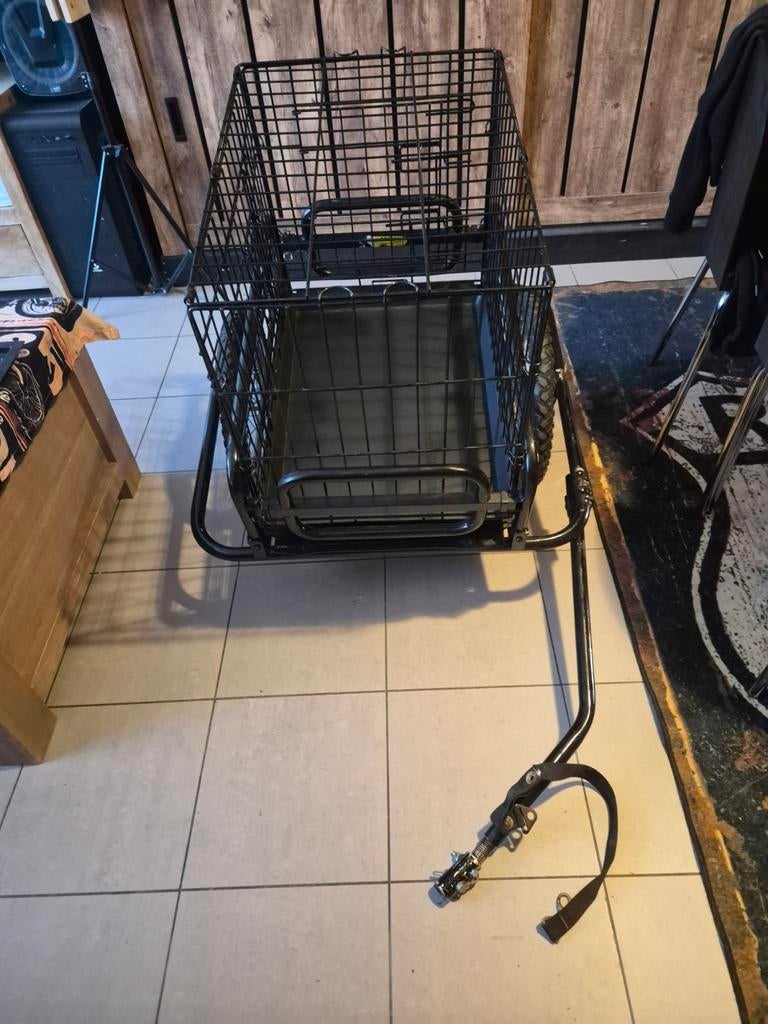 Fiets aanhangertje met bench of voor boodschappen, Enlèvement