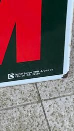 Emaille bord Palm., Verzamelen, Ophalen, Gebruikt, Reclamebord