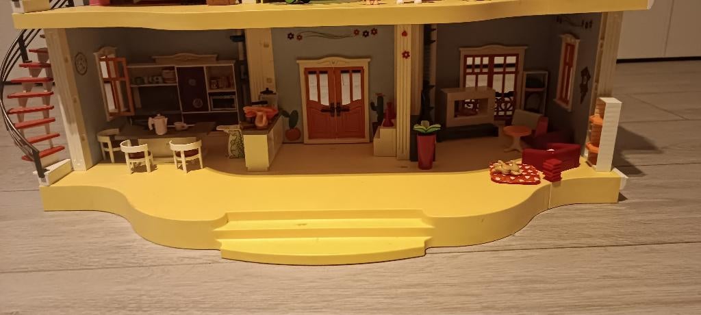 Playmobil-herenhuis met accessoires, Kinderen en Baby's, Ophalen, Zo goed als nieuw, Los Playmobil