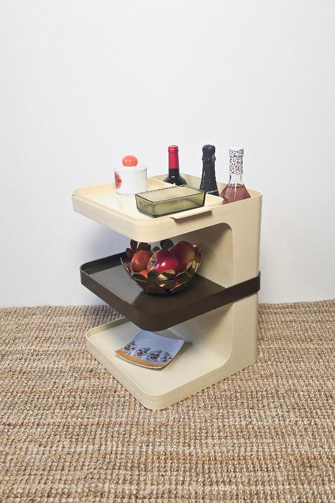 Mini-bar / table d’appoint / chevet vintage -  1960-1970, Collections, Enlèvement ou Envoi