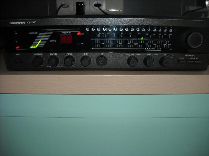 Robotron stereo RS2510 uit 1988, Audio, Tv en Foto, Stereoketens, Gebruikt, Tuner of Radio, Losse componenten, Ophalen