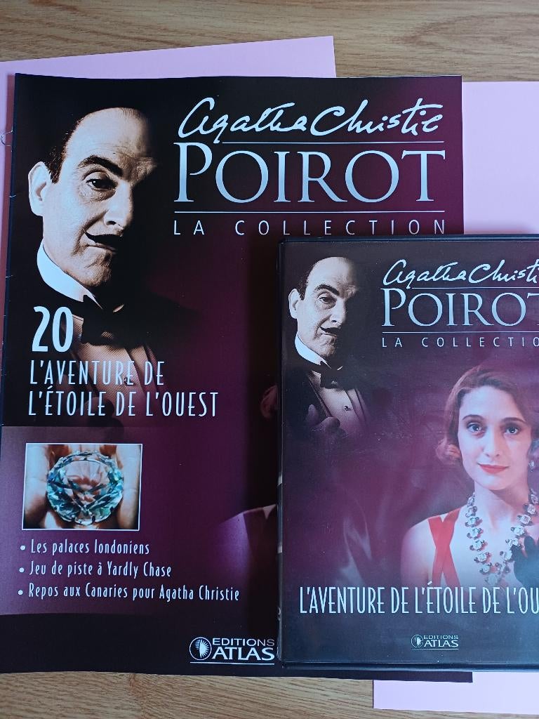 DVD Hercule Poirot + verklarend boekje, Cd's en Dvd's, Dvd's | Thrillers en Misdaad, Zo goed als nieuw, Ophalen of Verzenden