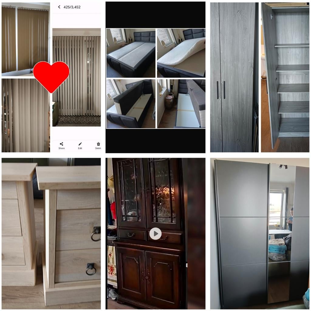 Meubles comme neufs  %, Enlèvement