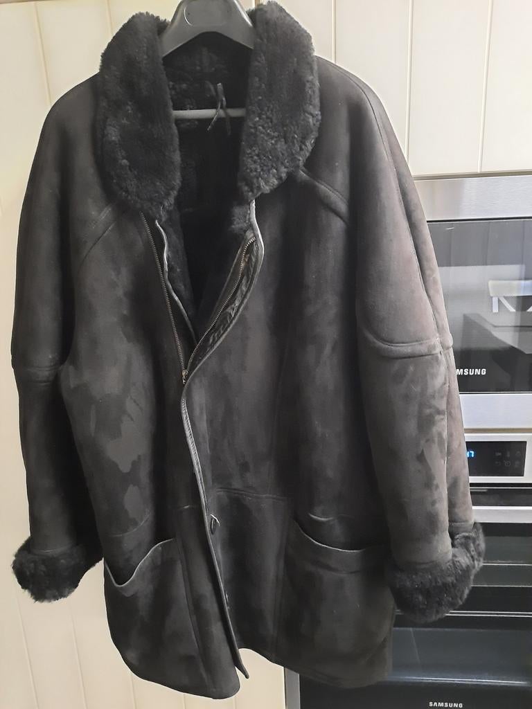 Zwarte moutonjas, Kleding | Dames, Jassen | Winter, Ophalen