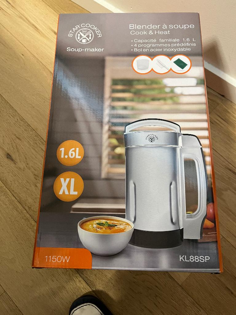 Soup maker, Elektronische apparatuur, Keukenmixers, 1 tot 2 liter, Ophalen, Nieuw, 3 snelheden of meer