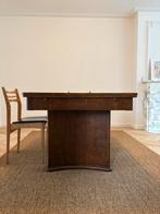 Art Deco Houten Eettafel uitrekbaar, Ophalen, Gebruikt