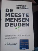 Rutger Bregman - De meeste mensen deugen, Boeken, Ophalen, Nieuw, Rutger Bregman