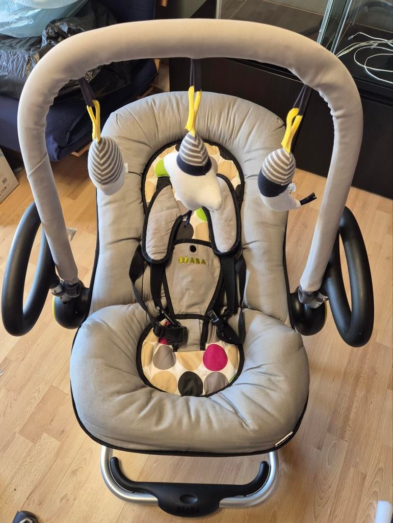 Beaba up en down wipstoel met extra hoes, Enfants & Bébés, Relax bébé, Comme neuf, Chaise rebondissante, Autres marques, Avec ceinture(s)