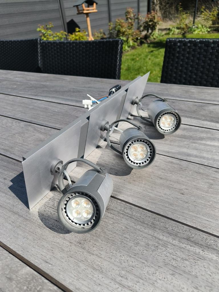 Philips plafond- of wandspotjes (nieuwstaat), Ophalen, Zo goed als nieuw, Metaal of Aluminium, Plafondspot of Wandspot