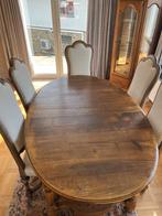 table à manger avec 6 chaises rénovées, Maison & Meubles, Tables | Tables à manger, Enlèvement, Utilisé