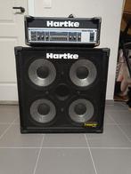 Basversterker Hartke HA3500 & Hartke 410TP kabinet, Ophalen, Gebruikt, Basgitaar, 100 watt of meer