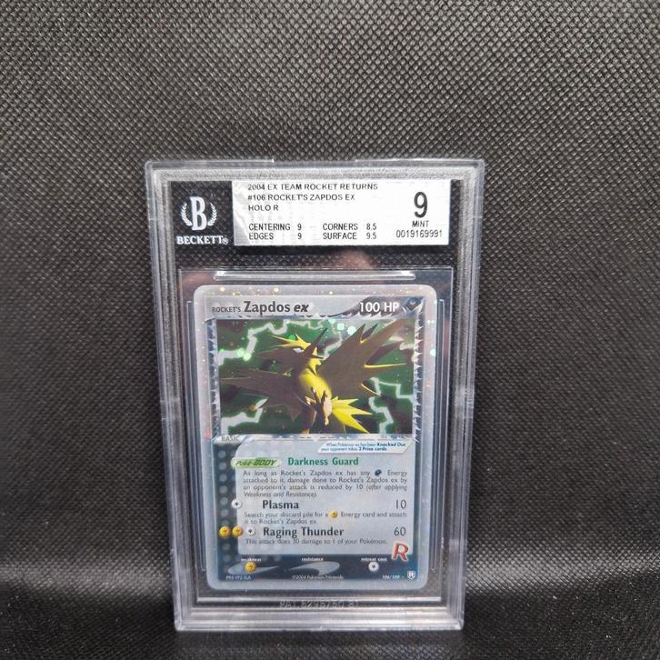 Rockets Zapdos EX Holo Ex Team Rocket Returns BGS 9, Hobby en Vrije tijd, Verzamelkaartspellen | Pokémon, Ophalen of Verzenden