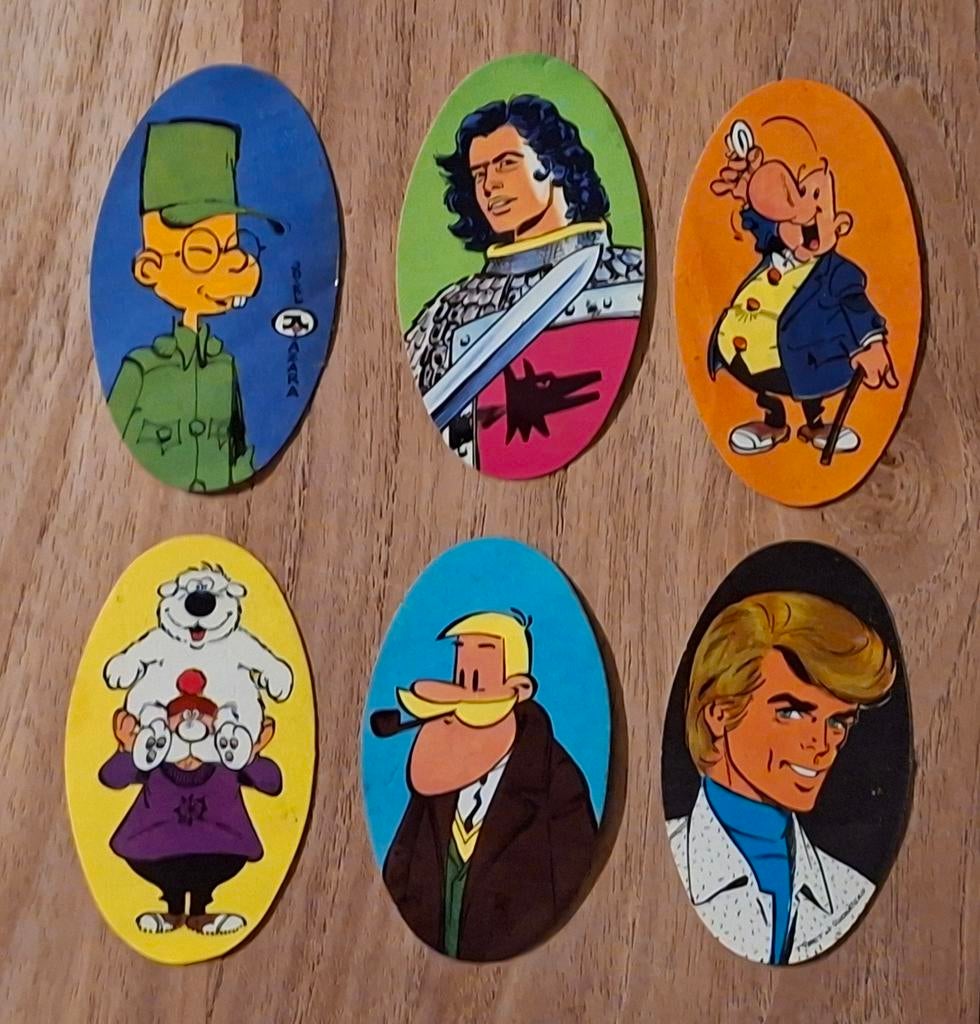 Autocollants Ola, personnages de dessins animés, 6x, Collections, Personnages de BD, Enlèvement ou Envoi, Autres personnages, Comme neuf