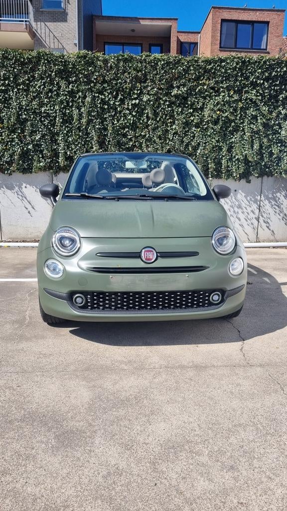 FIAT 500 CABRIO - 2016 - AUTOMAAT - GEKEURD VOOR VERKOOP, Auto's, Fiat, Particulier, 500C, Airbags, Airconditioning, Alarm, Automatische klimaatregeling