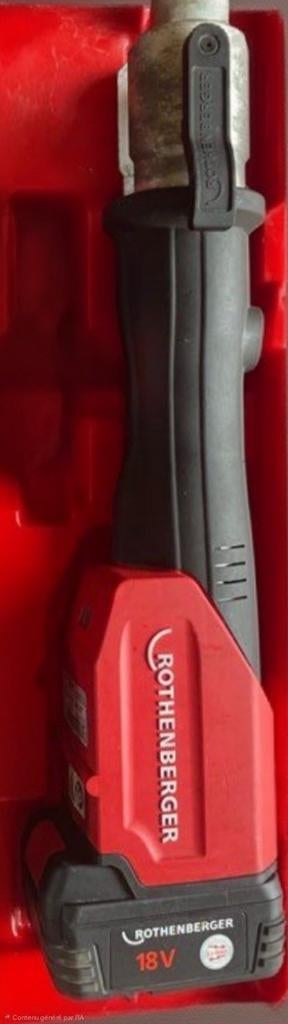 Rothenberger krimptang, model ROMAX 4000, Ophalen of Verzenden