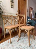 Lot de 3 chaises bistrot, Maison & Meubles, Chaises, Trois, Brun, Enlèvement, Utilisé