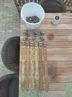 Poortscharnieren RVS, Doe-het-zelf en Bouw, Ophalen, Gebruikt, Inox, Scharnier