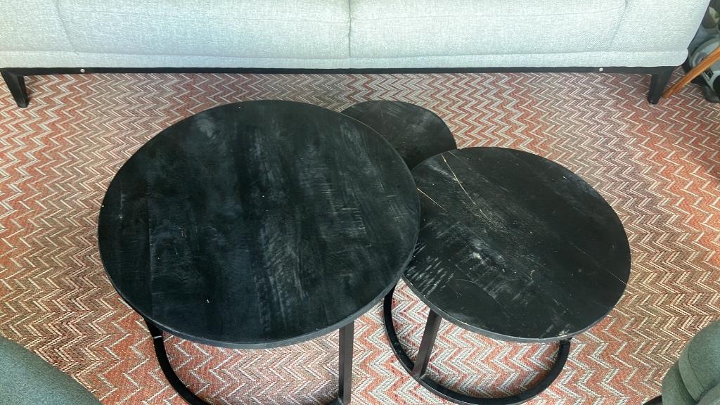 Salontafels, Moins de 50 cm, Rond, Enlèvement, Utilisé