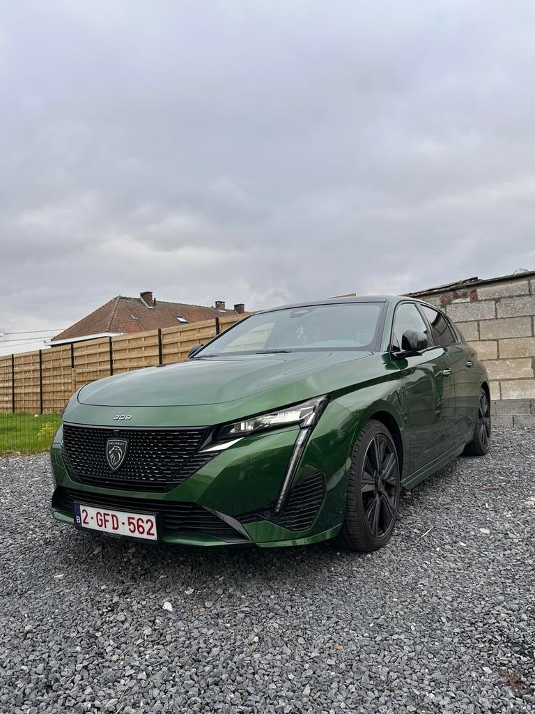 Peugeot 308 GT line verte, Cuir et Alcantara, Achat, 1363 kg, Euro 6