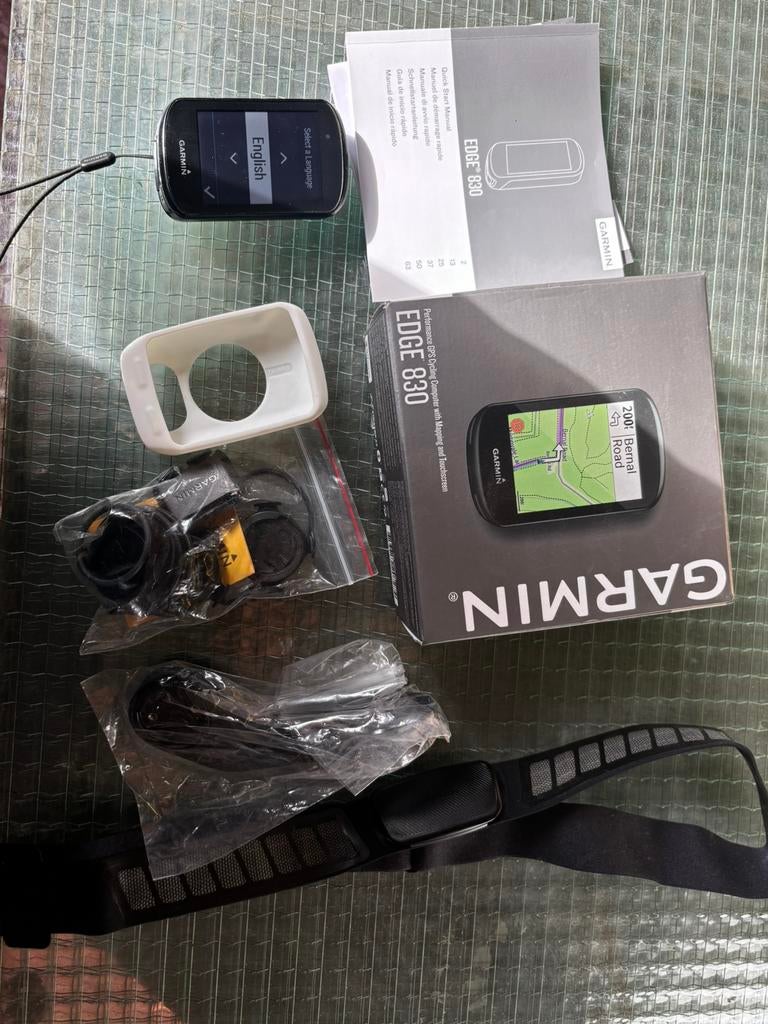 Garmin edge 830, Ophalen of Verzenden, Hartslagsensor, Zo goed als nieuw