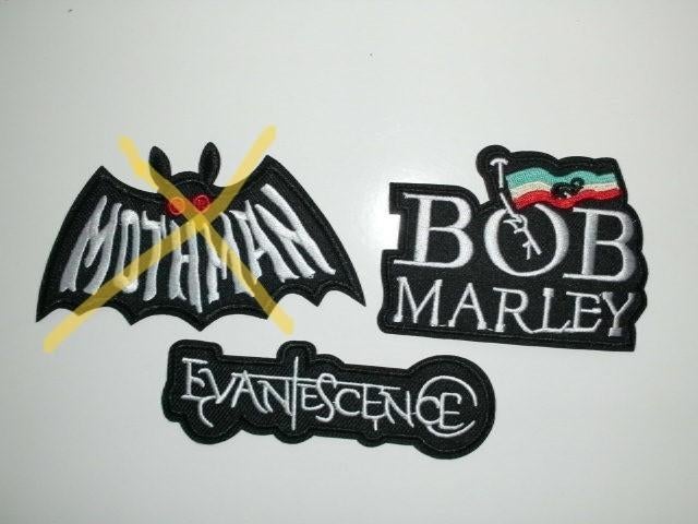 Ecussons , patch thermocollant : Bob Marley, Evanescence, Enlèvement ou Envoi, Neuf, Vêtements