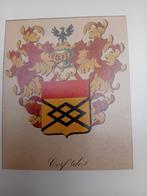 Antieke ets wapenschild De Cerf lot 166, Ophalen of Verzenden