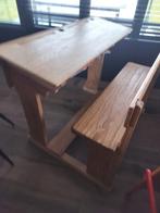 Oude schoolbank, Ophalen