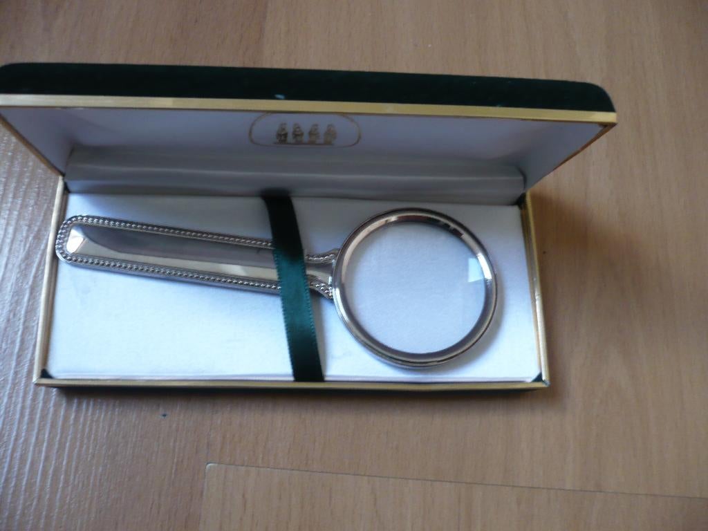 Loupe vintage en argent en bon état., Enlèvement