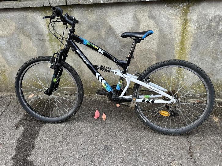 Mountainbike met volledige vering voor jongens - 9-11 jaar, Fietsen en Brommers, Fietsen | Kinderfietsjes, Gebruikt, 16 tot 20 inch