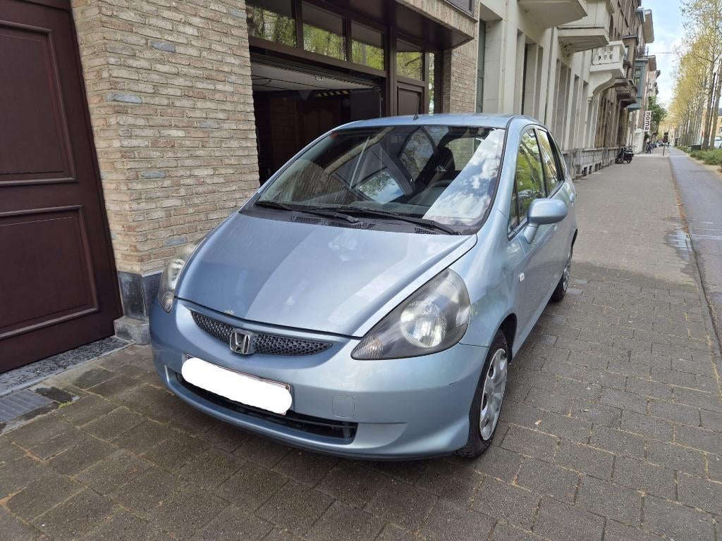 Honda Jazz 2008 benzine - gekeurd, Auto's, Honda, 4 deurs, 129 g/km, 4 cilinders, Blauw