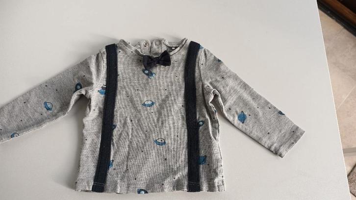 T-shirt à manches longues - Taille 68, Enfants & Bébés, Vêtements de bébé | Taille 68, Comme neuf, Garçon, Chemisette ou Manches longues