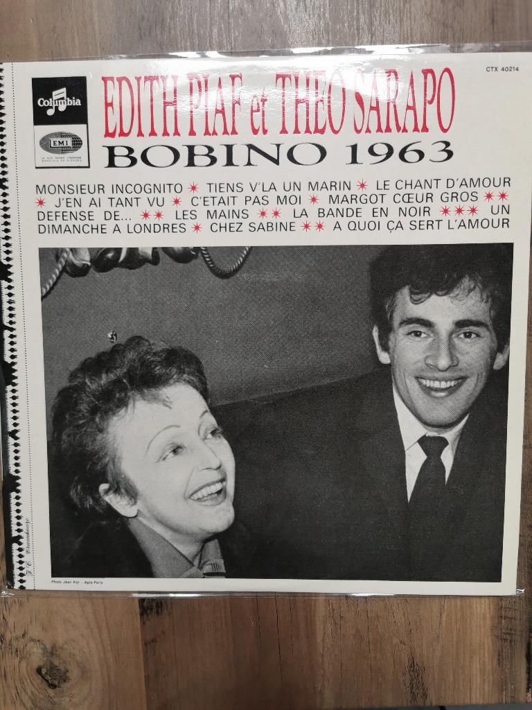 Edith Piaf Et Théo Sarapo – Bobino 1963, LP, Enlèvement ou Envoi, 1960 - 1969, Comme neuf, 12 pouces