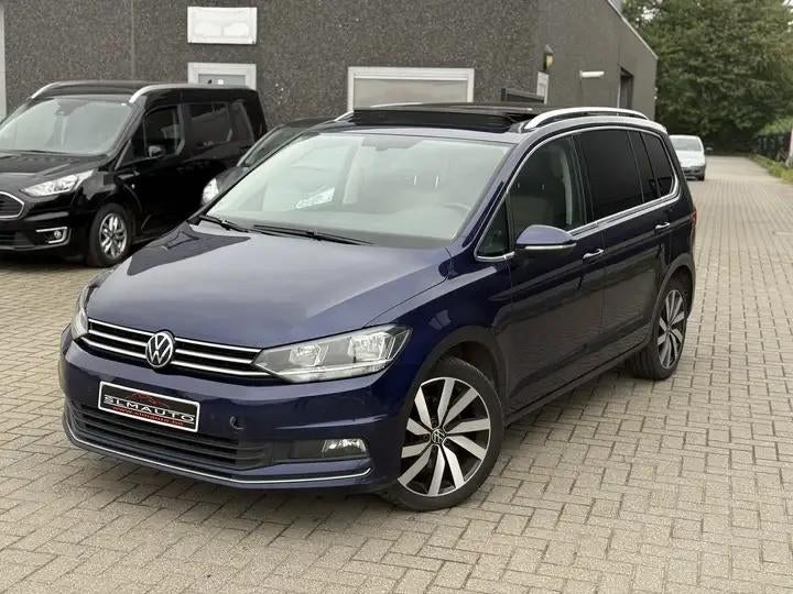 Volkswagen Touran 2.0 TDI 150 DSG7 5pl Carat 173,000KLM, Automaat, Monovolume, Bedrijf, Diesel
