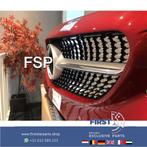 W205 AMG VOORBUMPER ORIGINEEL + DIAMOND GRIL Mercedes C Klas, Gebruikt, -, Voor, Ophalen of Verzenden