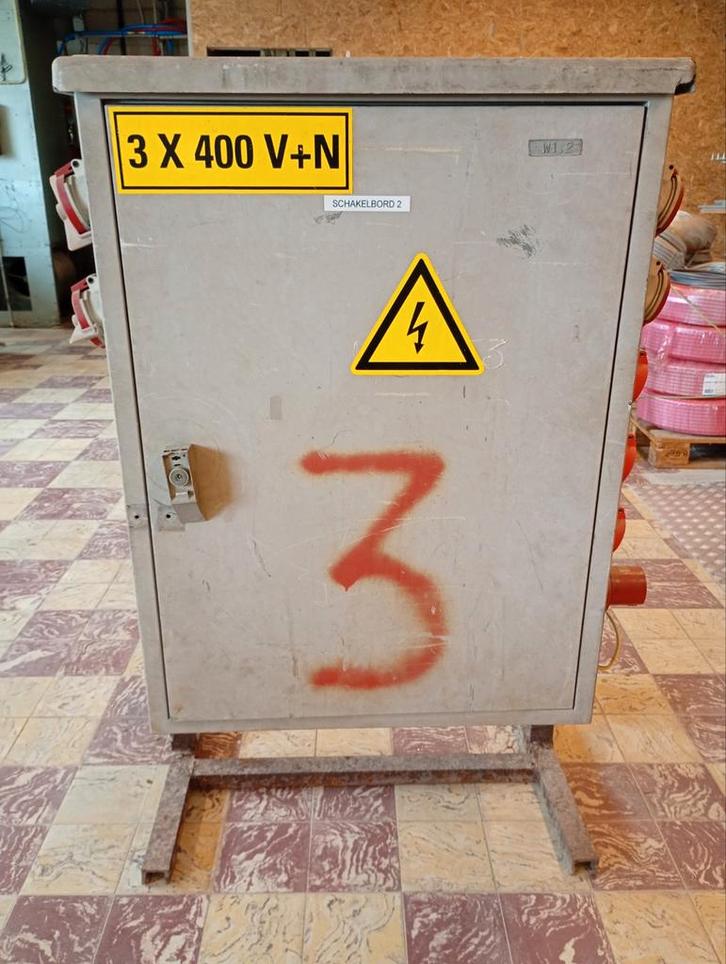Professionele schakelkast, verdeelbord, werfkast, Doe-het-zelf en Bouw, Elektriciteit en Kabels, Gebruikt, Overige typen, Ophalen
